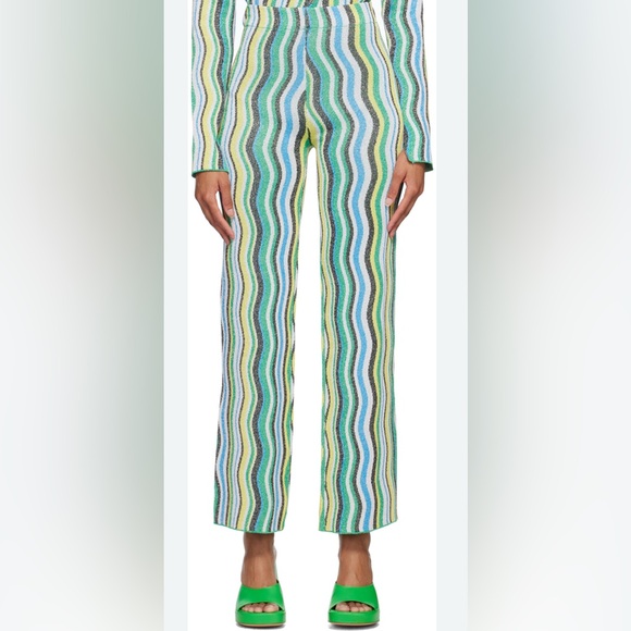 Simon Miller Nova Striped Viscose Pants - Picture 3 of 12